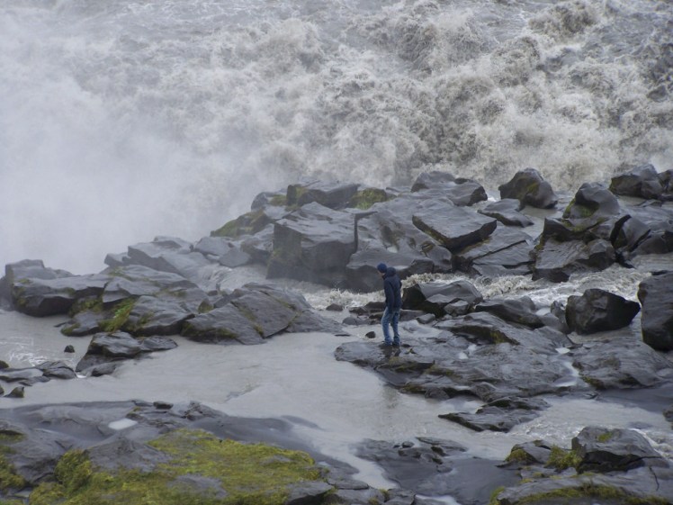 Dangerously close to Dettifoss - west side