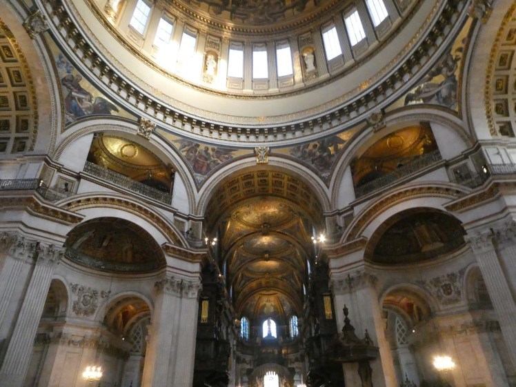 Inside St Paul's Cathedral