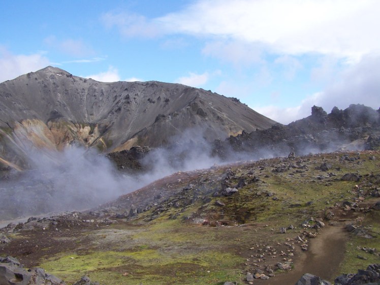 Geothermal area near Landmannalaugar