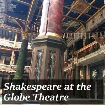 Shakespeare at the Globe Theatre title pic