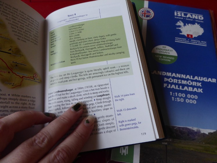 Laugavegur map & guidebook