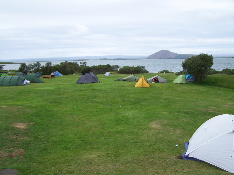 Camping at Bjarg, Myvatn  I Am A Polar Bear
