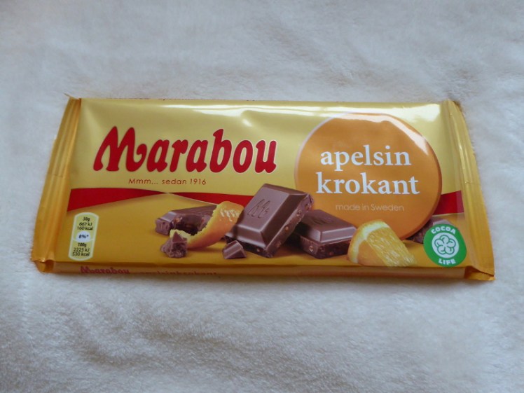 Marabou orange crunch