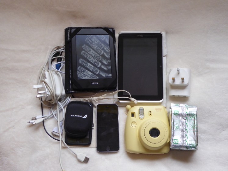 Packing for Cyprus: electronics