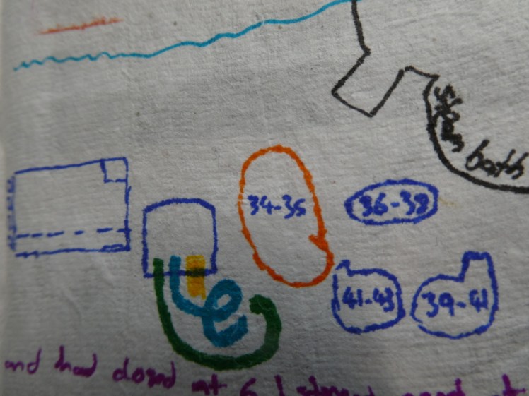 Sketch map of the facilities at the pool at Borgarnes