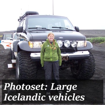 Large Icelandic vehicles photoset title pic