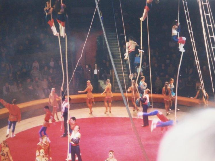 Moscow circus gymnasts & dancers