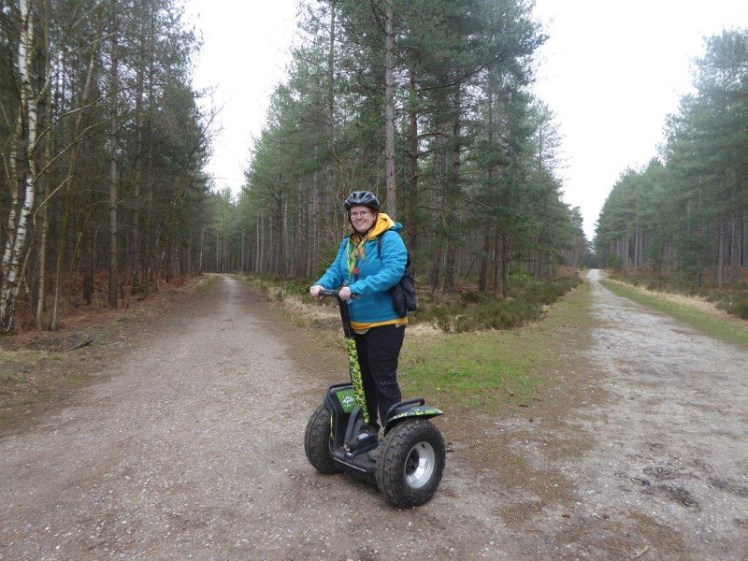 2019 in review: Me on a Segway in the forest