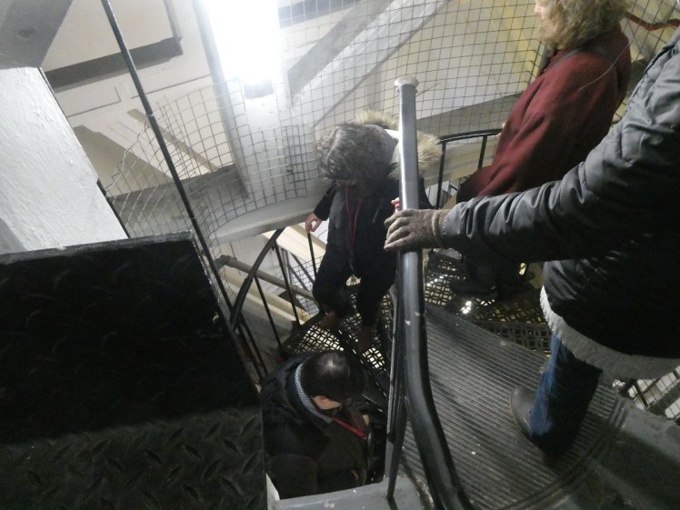 Spiral stairs up to the top of St Paul's dome