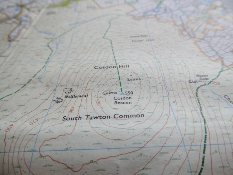 An expanse of Dartmoor moorland