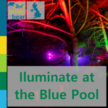 Illuminate at the Blue Pool | iamapolarbear.com