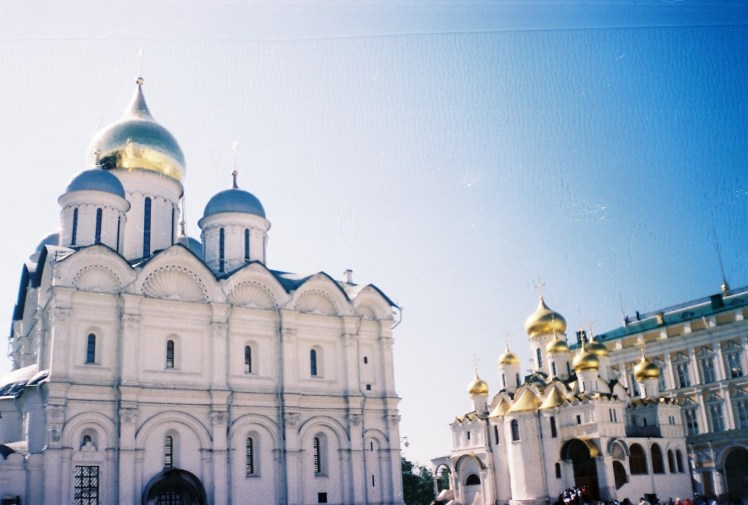 Kremlin cathedrals on film
