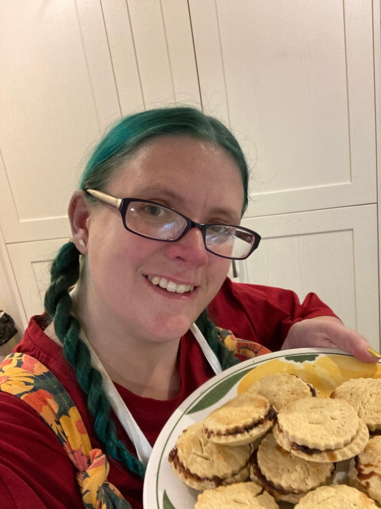 Me with my home made mince pies
