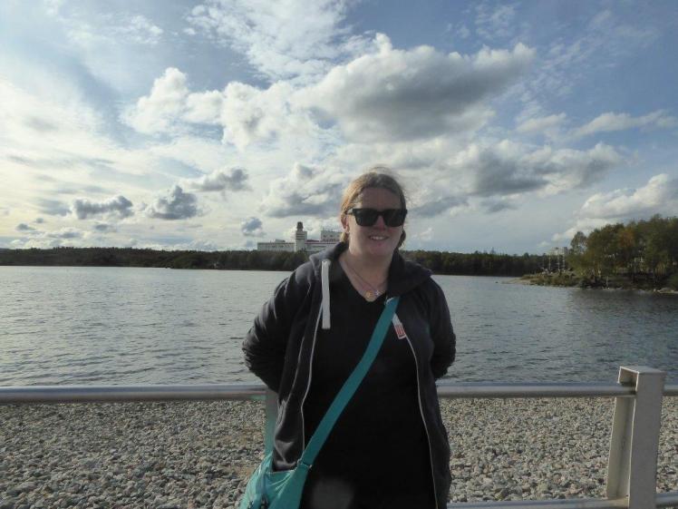 Me by the lake in Murmansk