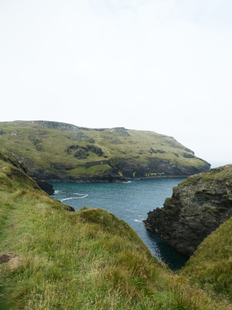 Tintagel Castle from the rocks opposite