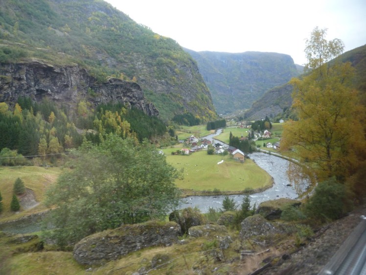 Scenery along the Flåmsbana