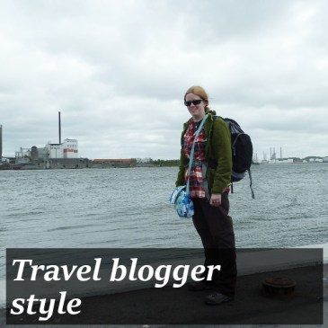 Travel blogger style title pic