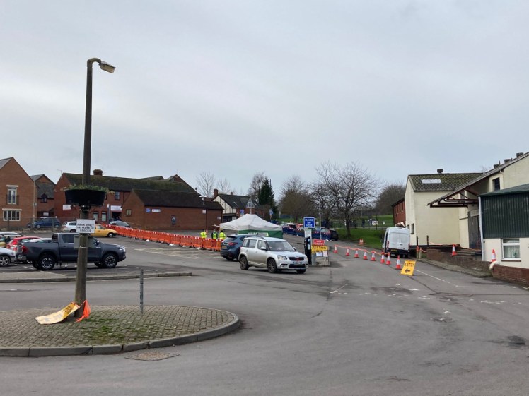 Sturminster Newton covid testing site