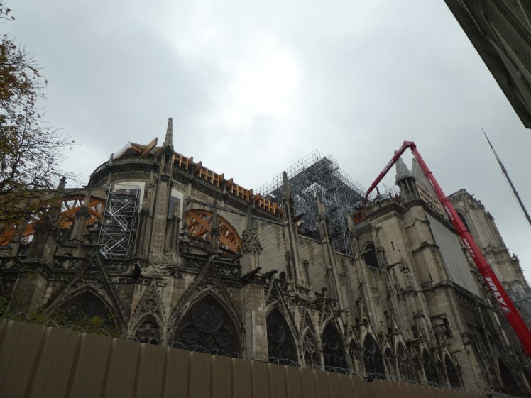Repair work on Notre Dame, November 2019