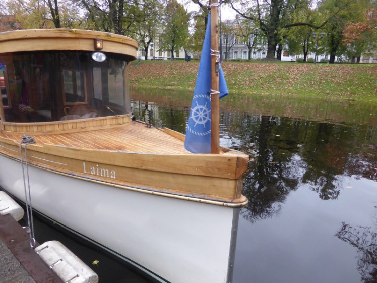 Riga by canal boat