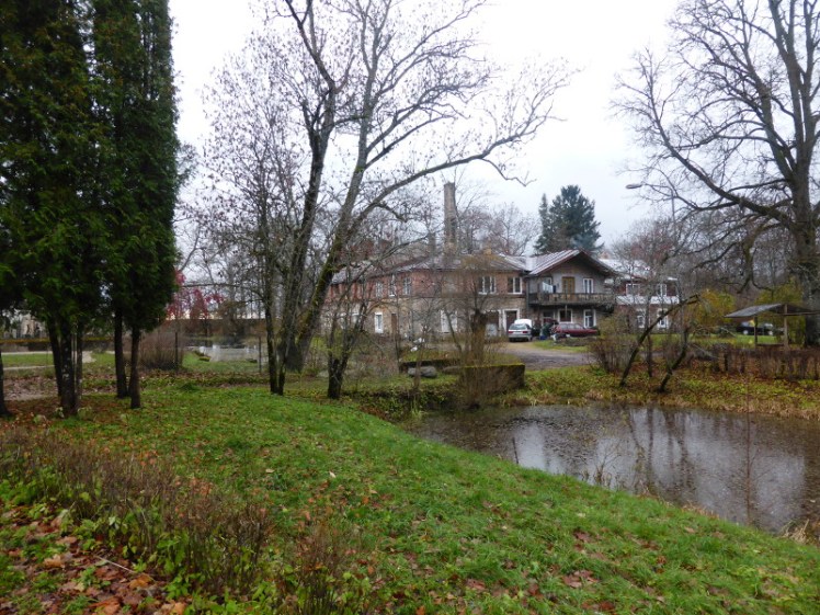 Abandoned buildings in Krimulda