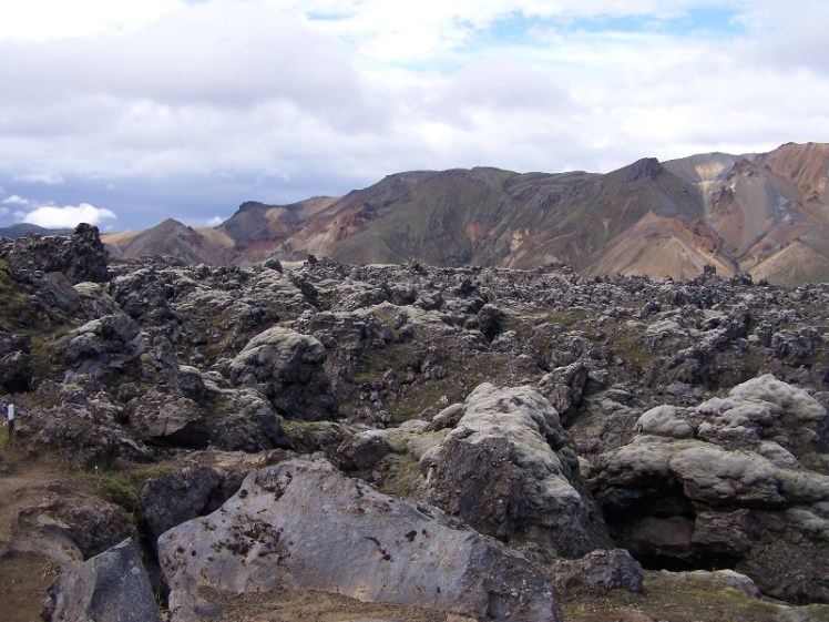 Crossing the Laugahraun