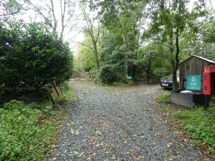 Central Spring Park with parking places off the sides