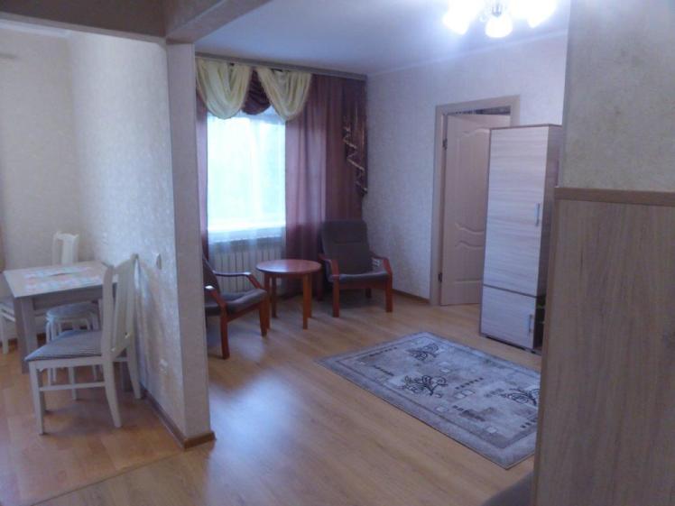 The other end of my living room & kitchen from the hall in Murmansk