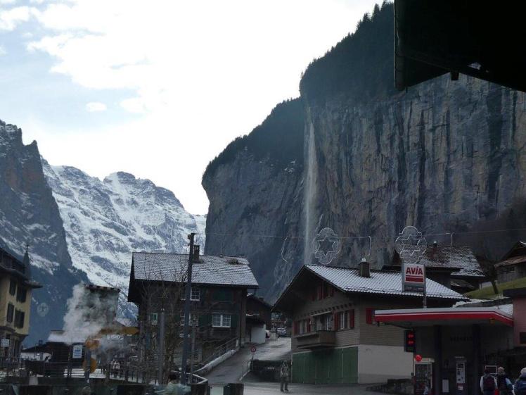 Staubbach Falls at Lauterbrunnen