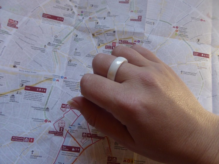 Moscow metro Troika pay ring