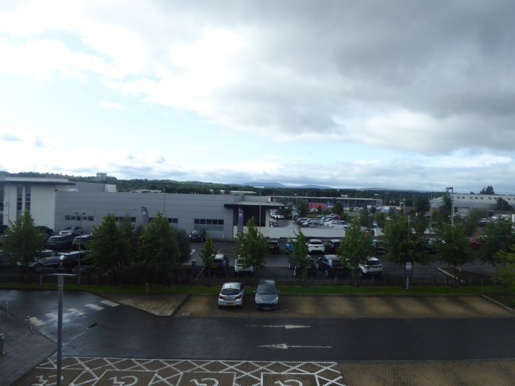 The view from my Premier Inn window