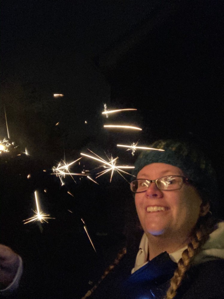 Sparklers for my closing ceremony