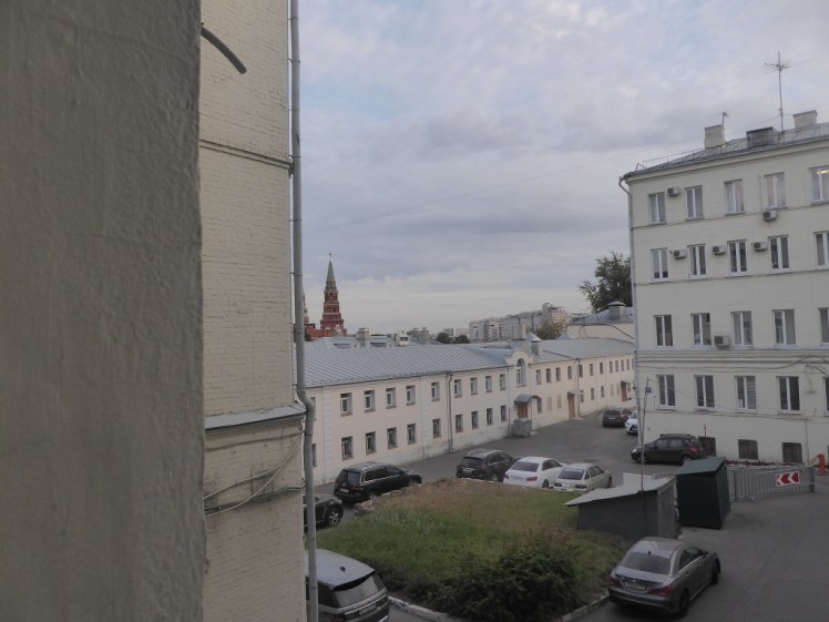 Kremlin glimpse from my hotel window