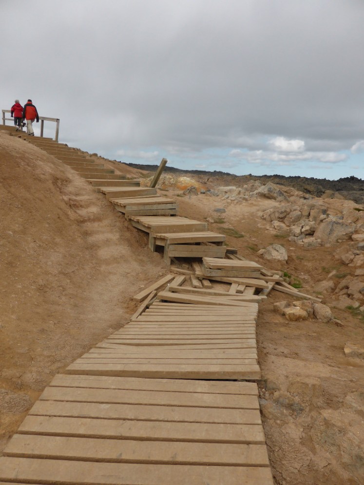 Boardwalk up to Leirhnjukur