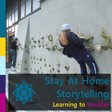 Stay At Home Storytelling: Learning to boulder | iamapolarbear.com