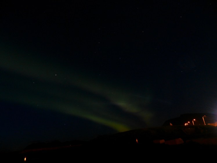 Northern Lights over Akranes