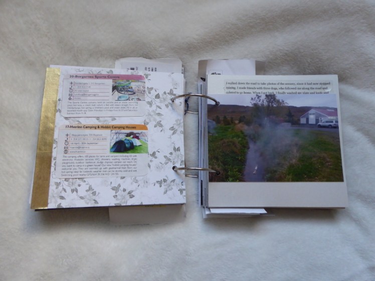 Inside my Iceland scrapbook