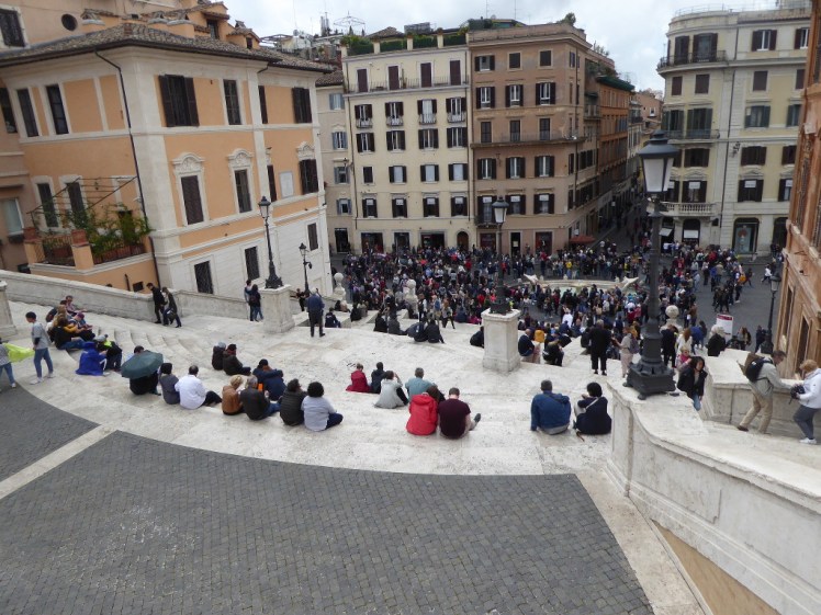 View from the Spanish Steps