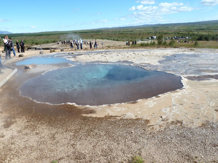 Blesi, two simmering but still hot pools.