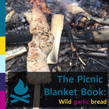 The Picnic Blanket Book: Wild garlic bread | iamapolarbear.com