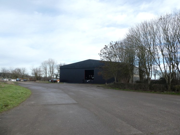 Main hangar at Tarrant Rushton