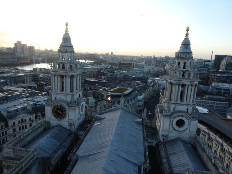 View of the west towers from the Stone Gallery