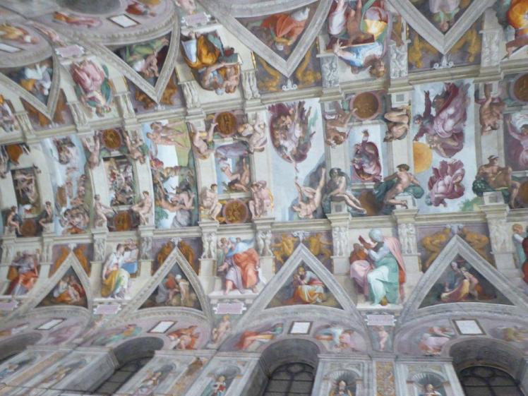 No photos of the Sistine ceiling