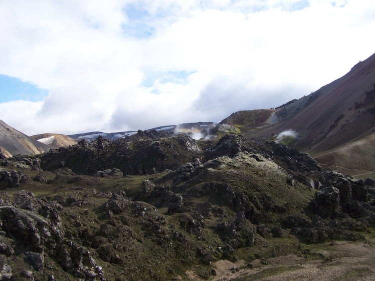 Lava & steam on day 1 of the Laugavegur trail