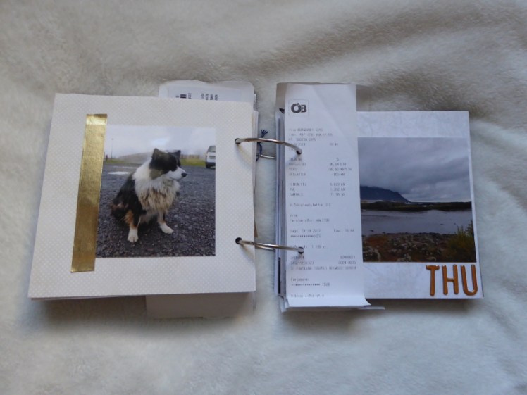 Inside my Iceland scrapbook