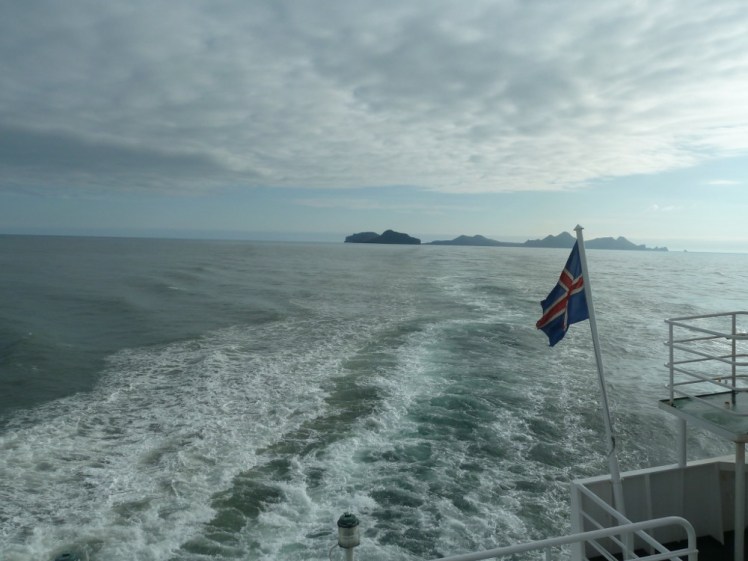 The Westman Islands from the ferry to Landeyjahofn