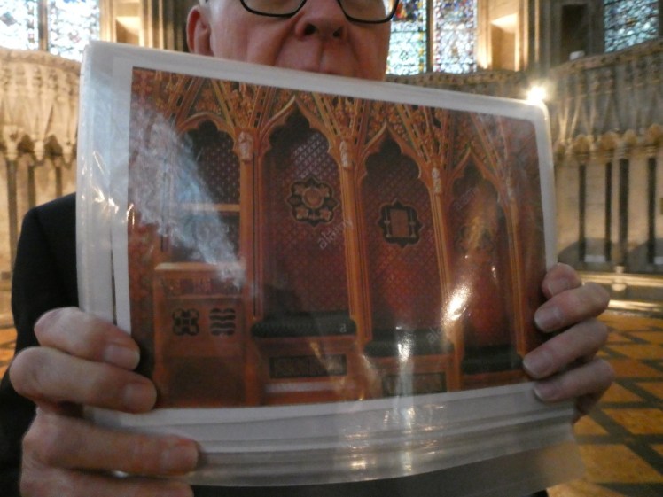 Picture of York Minster Chapter House with its original paint