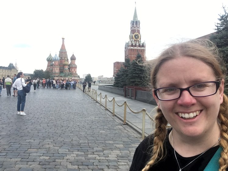 This is the face of someone who's waited 3 weeks to see Red Square properly