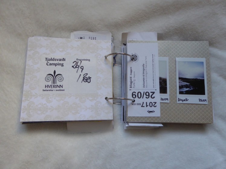 Inside my Iceland scrapbook