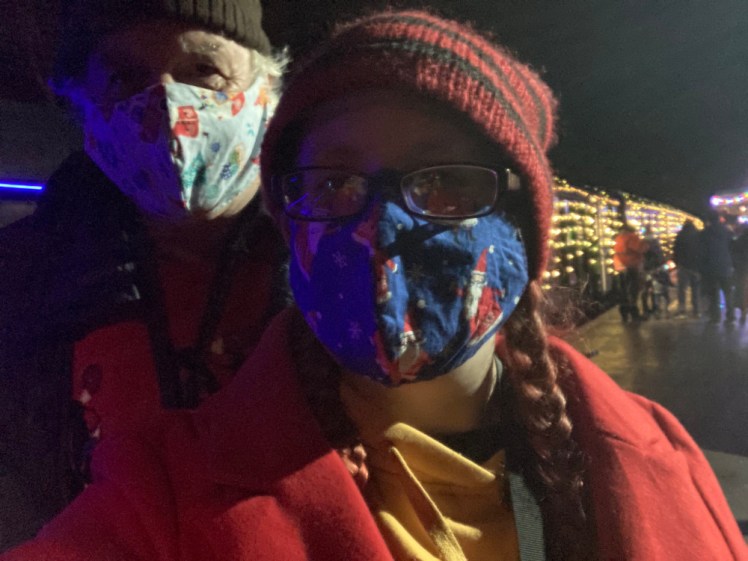 Selfie with my dad at Alresford